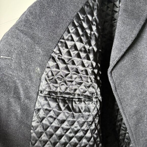 Nautica Charcoal Gray Classic Double Breasted Pea Coat XXL - Picture 6 of 8